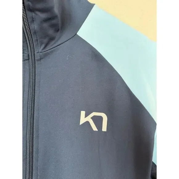 Kari Traa Mathea Midlayer Jacket Women's Size Medium Naval Blue Light Activewear - Picture 5 of 7